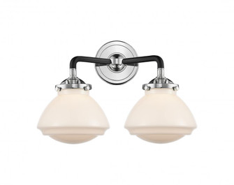 Olean - 2 Light - 15 inch - Black Polished Nickel - Bath Vanity Light (3442|284-2W-BPN-G321-LED)