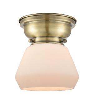 Fulton - 1 Light - 7 inch - Antique Brass - Flush Mount (3442|623-1F-AB-G171-LED)