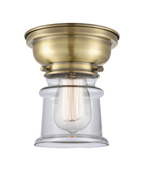 Canton - 1 Light - 6 inch - Antique Brass - Flush Mount (3442|623-1F-AB-G182S)