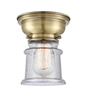 Canton - 1 Light - 6 inch - Antique Brass - Flush Mount (3442|623-1F-AB-G184S-LED)