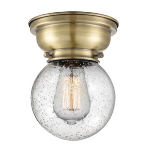 Beacon - 1 Light - 6 inch - Antique Brass - Flush Mount (3442|623-1F-AB-G204-6)