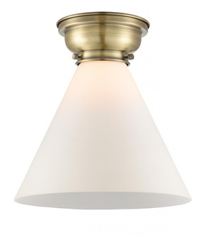 Cone - 1 Light - 12 inch - Antique Brass - Flush Mount (3442|623-1F-AB-G41-L-LED)