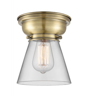 Cone - 1 Light - 6 inch - Antique Brass - Flush Mount (3442|623-1F-AB-G62-LED)
