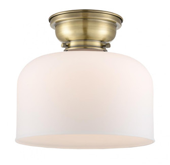 Bell - 1 Light - 12 inch - Antique Brass - Flush Mount (3442|623-1F-AB-G71-L-LED)