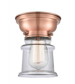 Canton - 1 Light - 6 inch - Antique Copper - Flush Mount (3442|623-1F-AC-G182S)