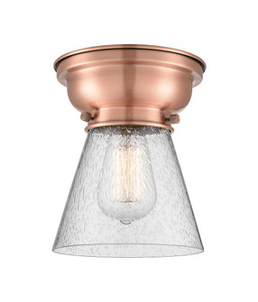 Cone - 1 Light - 6 inch - Antique Copper - Flush Mount (3442|623-1F-AC-G64)