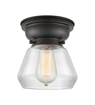 Fulton - 1 Light - 7 inch - Matte Black - Flush Mount (3442|623-1F-BK-G172)
