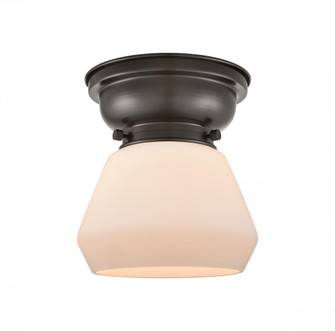 Fulton - 1 Light - 7 inch - Oil Rubbed Bronze - Flush Mount (3442|623-1F-OB-G171-LED)