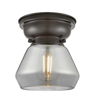 Fulton - 1 Light - 7 inch - Oil Rubbed Bronze - Flush Mount (3442|623-1F-OB-G173)