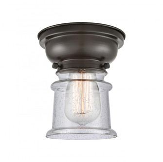 Canton - 1 Light - 6 inch - Oil Rubbed Bronze - Flush Mount (3442|623-1F-OB-G184S)