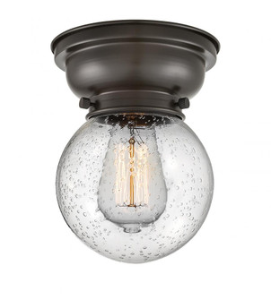 Beacon - 1 Light - 6 inch - Oil Rubbed Bronze - Flush Mount (3442|623-1F-OB-G204-6-LED)