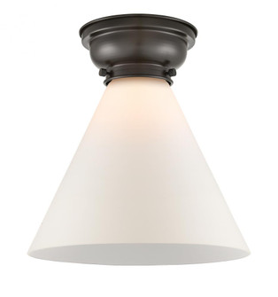 Cone - 1 Light - 12 inch - Oil Rubbed Bronze - Flush Mount (3442|623-1F-OB-G41-L-LED)