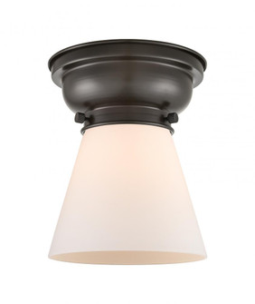 Cone - 1 Light - 6 inch - Oil Rubbed Bronze - Flush Mount (3442|623-1F-OB-G61)