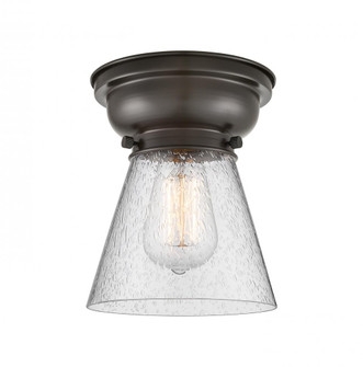 Cone - 1 Light - 6 inch - Oil Rubbed Bronze - Flush Mount (3442|623-1F-OB-G64-LED)