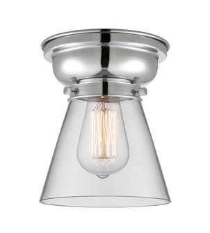 Cone - 1 Light - 6 inch - Polished Chrome - Flush Mount (3442|623-1F-PC-G62-LED)