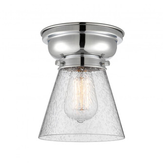 Cone - 1 Light - 6 inch - Polished Chrome - Flush Mount (3442|623-1F-PC-G64-LED)
