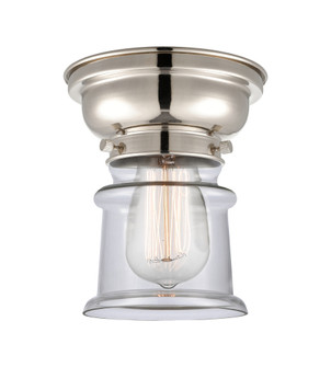 Canton - 1 Light - 6 inch - Polished Nickel - Flush Mount (3442|623-1F-PN-G182S)