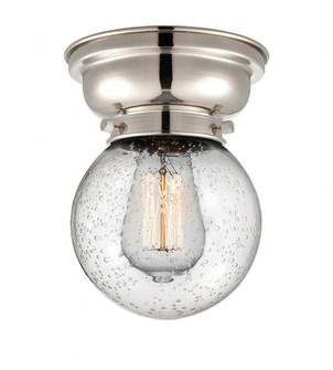 Beacon - 1 Light - 6 inch - Polished Nickel - Flush Mount (3442|623-1F-PN-G204-6-LED)