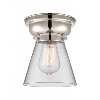 Cone - 1 Light - 6 inch - Polished Nickel - Flush Mount (3442|623-1F-PN-G62-LED)