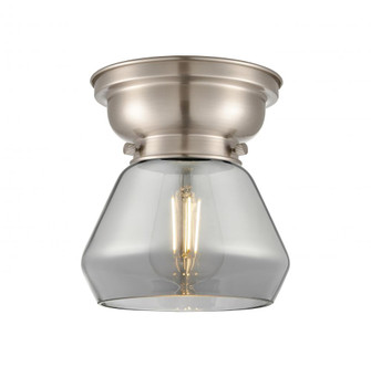 Fulton - 1 Light - 7 inch - Brushed Satin Nickel - Flush Mount (3442|623-1F-SN-G173)