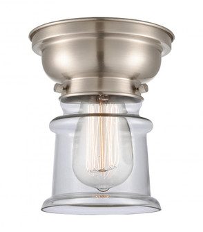 Canton - 1 Light - 6 inch - Brushed Satin Nickel - Flush Mount (3442|623-1F-SN-G182S)