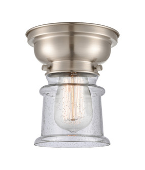 Canton - 1 Light - 6 inch - Brushed Satin Nickel - Flush Mount (3442|623-1F-SN-G184S-LED)