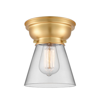 Cone - 1 Light - 6 inch - Brushed Satin Nickel - Flush Mount (3442|623-1F-SN-G62)