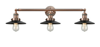 Railroad - 3 Light - 32 inch - Antique Copper - Bath Vanity Light (3442|205-AC-M6)