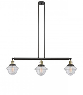 Oxford - 3 Light - 40 inch - Black Antique Brass - Stem Hung - Adjustable Island Light (3442|213-BAB-G534-LED)