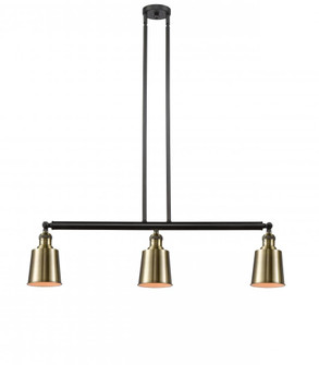 Addison - 3 Light - 38 inch - Black Antique Brass - Stem Hung - Adjustable Island Light (3442|213-BAB-M9-AB)