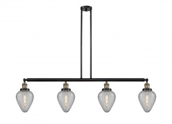 Geneseo - 4 Light - 52 inch - Black Antique Brass - Stem Hung - Adjustable Island Light (3442|214-BAB-G165-LED)