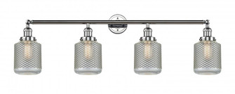 Stanton - 4 Light - 44 inch - Polished Chrome - Adjustable Bath Vanity Light (3442|215-PC-G262-LED)
