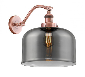 Bell - 1 Light - 12 inch - Antique Copper - Adjustable Sconce (3442|515-1W-AC-G73-L)