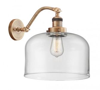 Bell - 1 Light - 12 inch - Brushed Brass - Adjustable Sconce (3442|515-1W-BB-G72-L)