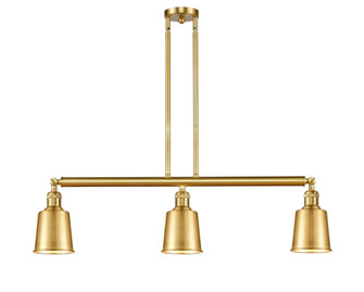Addison - 3 Light - 38 inch - Satin Gold - Stem Hung - Adjustable Island Light (3442|213-SG-M9-SG)
