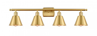 Smithfield - 4 Light - 37 inch - Satin Gold - Bath Vanity Light (3442|516-4W-SG-M8-LED)