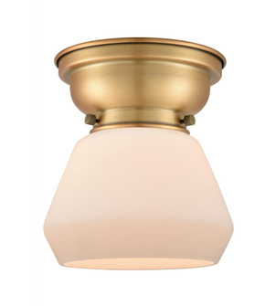 Fulton - 1 Light - 7 inch - Brushed Brass - Flush Mount (3442|623-1F-BB-G171)