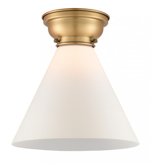 Cone - 1 Light - 12 inch - Brushed Brass - Flush Mount (3442|623-1F-BB-G41-L-LED)