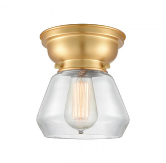 Fulton - 1 Light - 7 inch - Satin Gold - Flush Mount (3442|623-1F-SG-G172-LED)