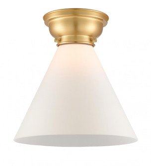 Cone - 1 Light - 12 inch - Satin Gold - Flush Mount (3442|623-1F-SG-G41-L)