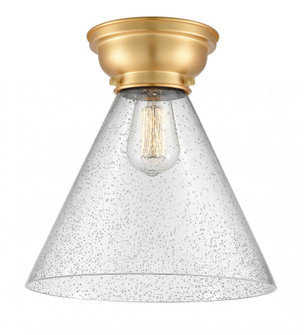 Cone - 1 Light - 12 inch - Satin Gold - Flush Mount (3442|623-1F-SG-G44-L)