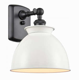 Adirondack - 1 Light - 8 inch - Matte Black - Sconce (3442|516-1W-BK-M14-W)