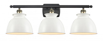 Adirondack - 3 Light - 28 inch - Black Antique Brass - Bath Vanity Light (3442|516-3W-BAB-M14-W-LED)