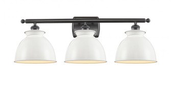 Adirondack - 3 Light - 28 inch - Oil Rubbed Bronze - Bath Vanity Light (3442|516-3W-OB-M14-W-LED)