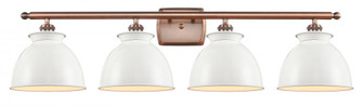 Adirondack - 4 Light - 38 inch - Antique Copper - Bath Vanity Light (3442|516-4W-AC-M14-W)