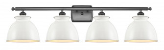 Adirondack - 4 Light - 38 inch - Oil Rubbed Bronze - Bath Vanity Light (3442|516-4W-OB-M14-W-LED)