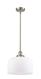 Bell - 1 Light - 12 inch - Brushed Satin Nickel - Mini Pendant (3442|916-1S-SN-G71-L-LED)