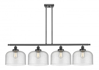Bell - 4 Light - 48 inch - Matte Black - Stem Hung - Island Light (3442|916-4I-BK-G74-L)