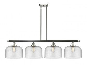 Bell - 4 Light - 48 inch - Brushed Satin Nickel - Stem Hung - Island Light (3442|916-4I-SN-G74-L)