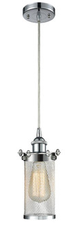 Bleecker - 1 Light - 4 inch - Polished Chrome - Cord hung - Mini Pendant (3442|516-1P-PC-CE219-LED)